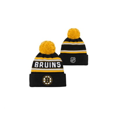 NHL, zimná, čiapka, WORDARK, JACQUARD, CUFF, POM, BOSTON, BRUINS, junior
